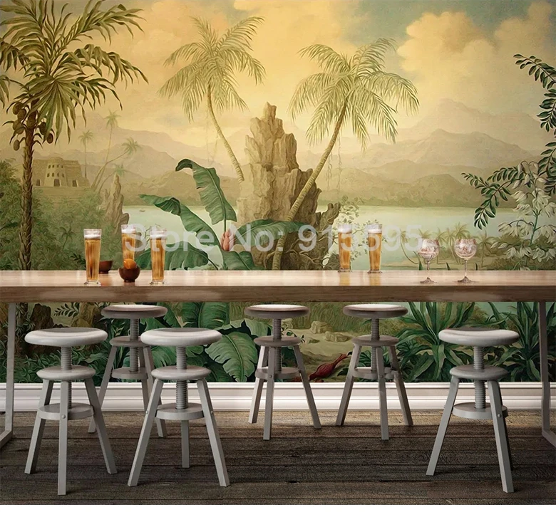 Papel de parede arte personalizada 3d, mural