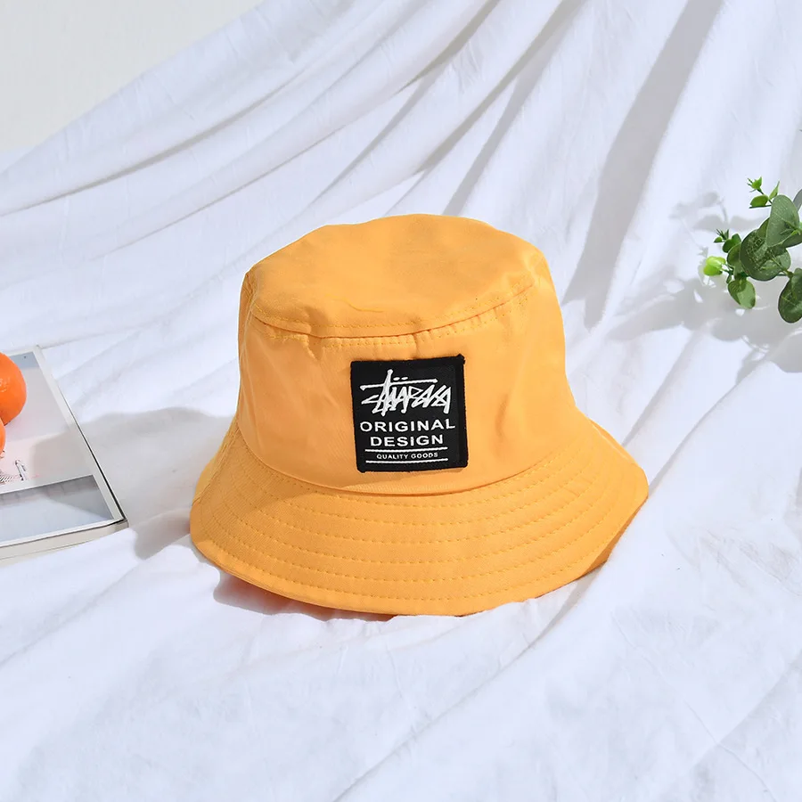 Женская Весенняя Солнцезащитная Панама, унисекс Брендовые солнцезащитные шляпы, мужские солнцезащитные шляпы с надписью, федоры, одноцветная летняя пляжная кепка - Цвет: Yellow