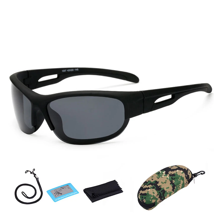 C02 Matte with box Поляризованные велосипедные очки для мужчин и женщин MTB дорожный велосипед езда солнцезащитные очки, для занятий спортом на открытом воздухе Пешие прогулки альпинистские очки - Цвет: C02 Matte with box