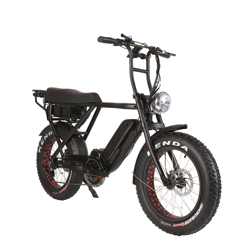 США 1000 Вт Bafang супер средний привод V-B08M48V Электрический fat scrambler велосипед мотоцикл