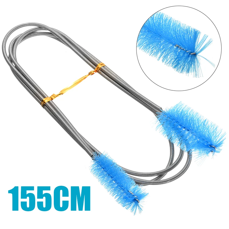 155 см трубы щетка для шлангов очиститель с двумя концами трубка кисть аквариум