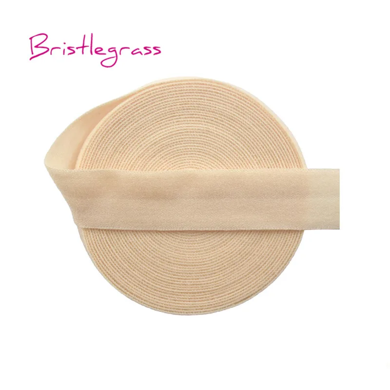 BRISTLEGRASS-50 100 야드 by 롤 5/8 15mm 솔리드 매트 비광택 탄성 밴드, 머리띠 드레스 재봉 트림