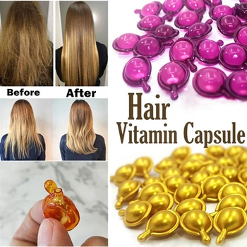 

Hair Serum Vitamin Essential Oil Capsule Moroccan Oil hair Keratin Complex Hair Mask Repair Damage Nourishing Anti Hair Loss