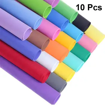 

10pcs 1mm Thick EVA Foam Papers Handmade Foam Sheets Sponge Paper DIY Handcraft Materials Scrapbooking Craft Decor Mixed Colors