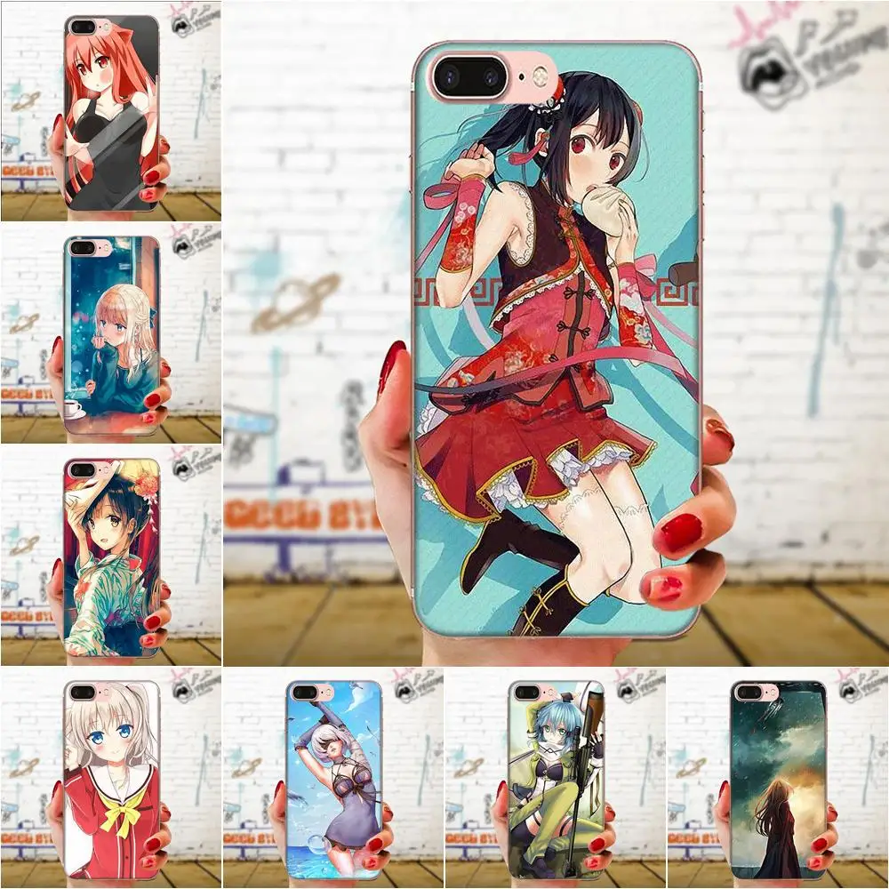 Anime Girls For Galaxy J1 J2 J3 J330 J4 J5 J6 J7 J730 J8 2015 2016 2017 2018 mini Pro Back Covers Hybrid | Мобильные телефоны и