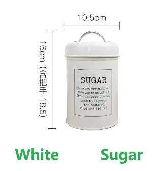 White Sugar Крышка бака сталь кухонная утварь многофункциональный чай кофе сахар Квадратная Коробка Чехол бытовой - Цвет: White Sugar