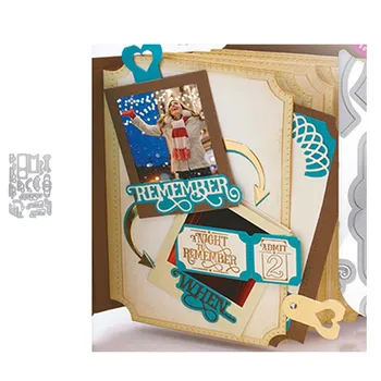 

JC Books Cover Metal Cutting Dies for Scrapbooking Stencil Craft Album Embossing Handmade Tools Card Make Die Cut 2020 New Die