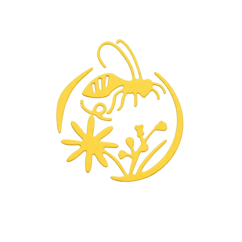 

Naifumodo Garden Bee Metal Cutting Dies Cut Die Mold Cute Decoration Scrapbook Paper Craft Knife Mould Blade Punch Stencils Dies
