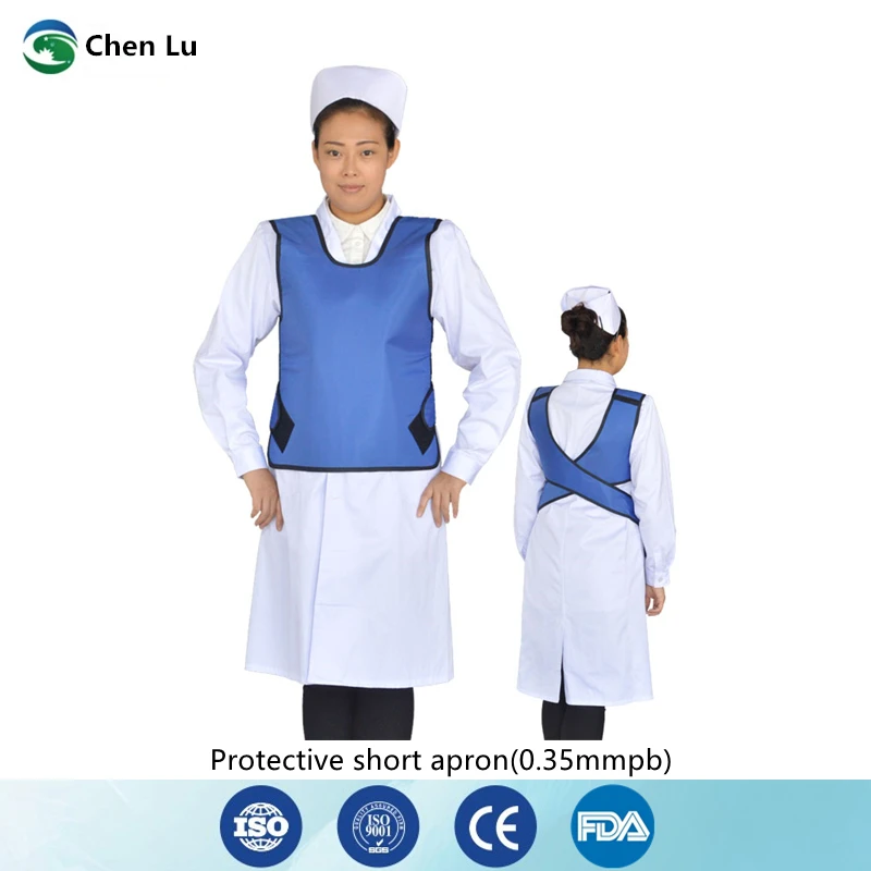 Genuine radiological protection 0.35mmpb short lead apron x-ray radiation protective high quality lead clothing