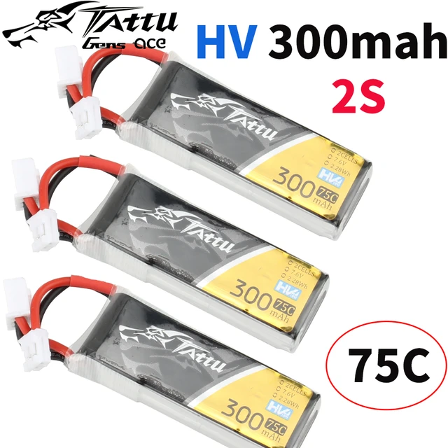 BetaFPV 300mAh 2S 45C Lipo Battery (2PCS)