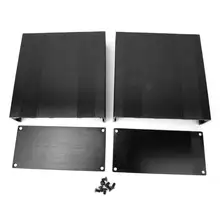 68x145x150 мм алюминиевый корпус сплит-типа алюминиевый охлаждающий чехол электронный корпус для усилителя gps 200/250/300 мм длина