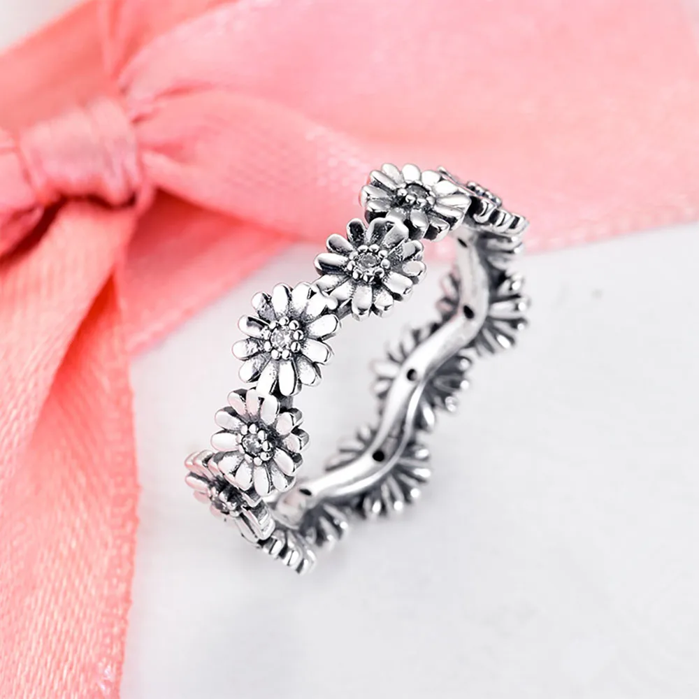 Sparkling Rings 925 Sterling Silver Rings Seashell Crown Geometric Shapes Sparkle Halo Original 925 Women's silver rings silver ring