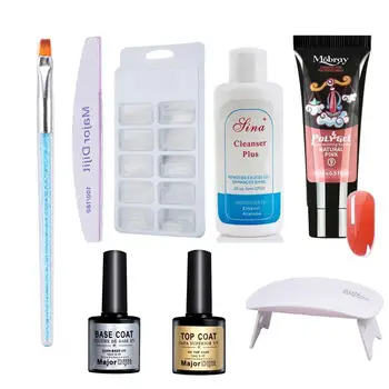 

Extension UV Nail Tips Brush Pen UV Gel Nail Polish Painting Brushes Dotting Pen Kit Clean Brush Nail Art Tool Set