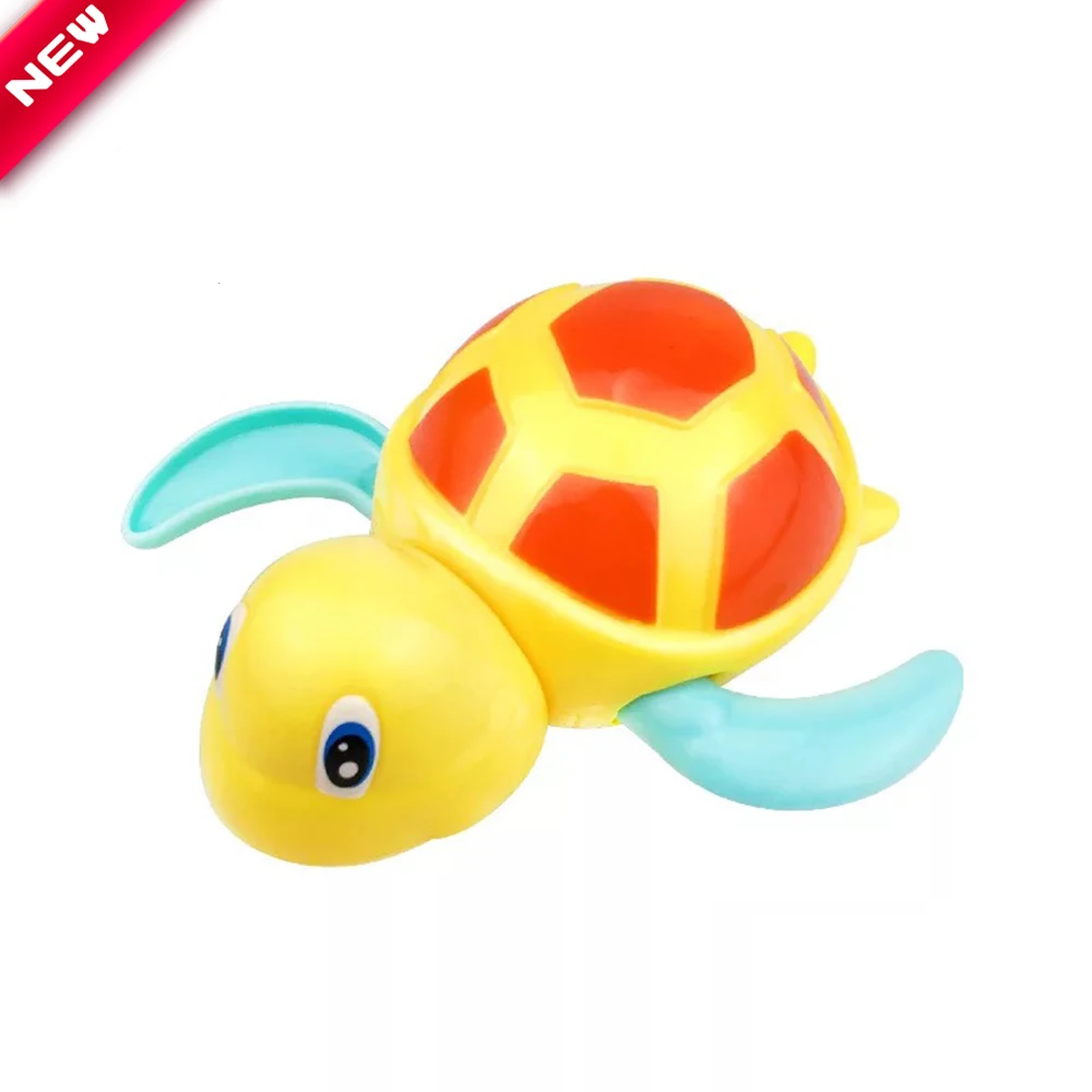 Yellow tortoise Детские Игрушки для ванны, милые крабы с пузырьками, Подсолнух для ванной комнаты, детский кран для купания, спрей для воды, инструмент, игрушка, дропшиппинг - Цвет: Yellow tortoise
