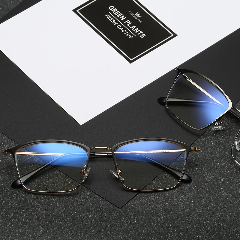 Anti Blue Anti Radiation Glasses Retro Eyeglass Frame For Women Men ...