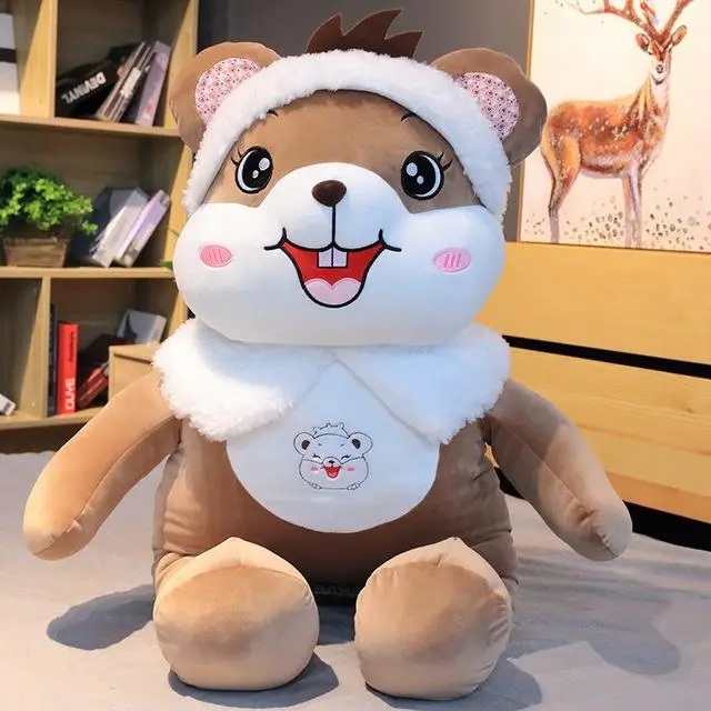 Kawaii высокое качество кролик плюшевые игрушки мягкие мультфильм животных Четыре цвета Мышь Мягкая кукла украшение для дома Рождественский подарок для детей - Цвет: 4