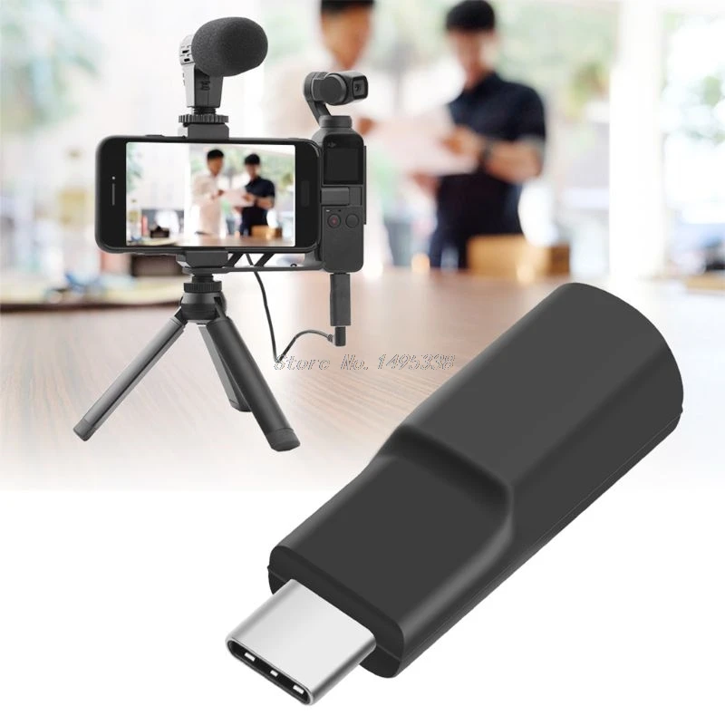 USB C 3 5 мм аудио адаптер поддерживает внешний микрофон для DJI Osmo Карманный