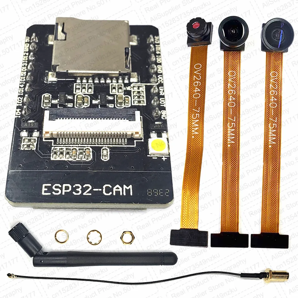 ESP32-CAM для Ai-Thinker OV2640 модуль камеры с 2 4G WIFI 3dbi комплект антенны 2MP 66 120 160 градусов 650nm