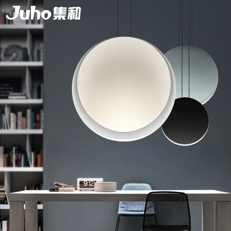 

Northern European-Style Lamps Minimalist Modern Dining Table Bedside Bedroom Lamp Three Head Circle Bar Counter Retro Macarons R