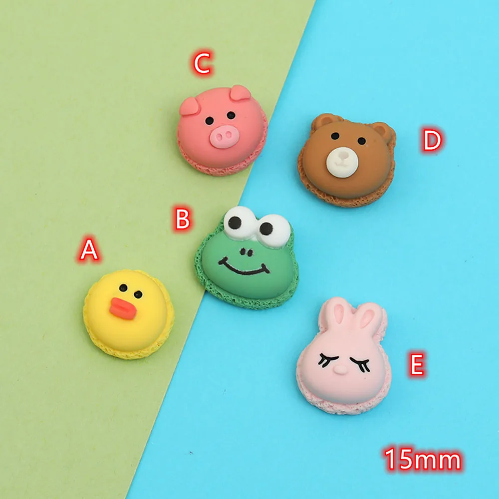 

Animal Cartoon Cabochons 20pcs cute Frog Duckling Rabbits Button DIY Resin Flatback Cabochon Lucky Bag DIY Phone Case Beauty