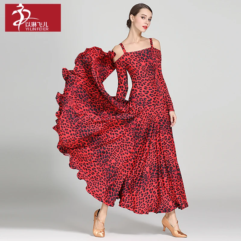 New ballroom dance competition dress dance ballroom waltz dresses standard dress women S9043