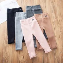 Осенняя одежда новые стильные леггинсы в Корейском стиле для девочек