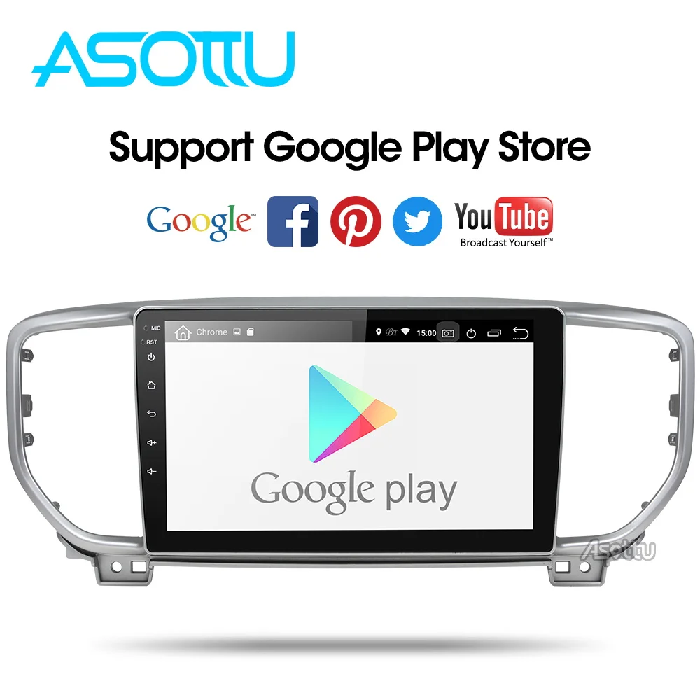 Автомобильный dvd-плеер Asottu DSP android 9,0 PX30 для KIA sportage KX5 gps навигация 1 din стерео головное устройство автомобиля стерео