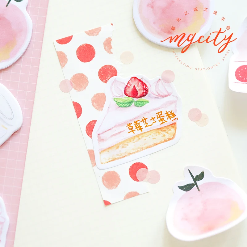 60 листов/pad Yummy Sugar Theme самоклеящийся блокнот-стикер липкий блокнот-маркер планировщик канцелярские принадлежности