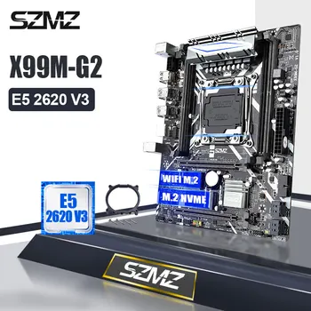 

SZMZ X99M-G2 Motherboard Set With E5 2620V3 Processor Support PCIE 16X USB 3.0 SATA And DDR4 Memory