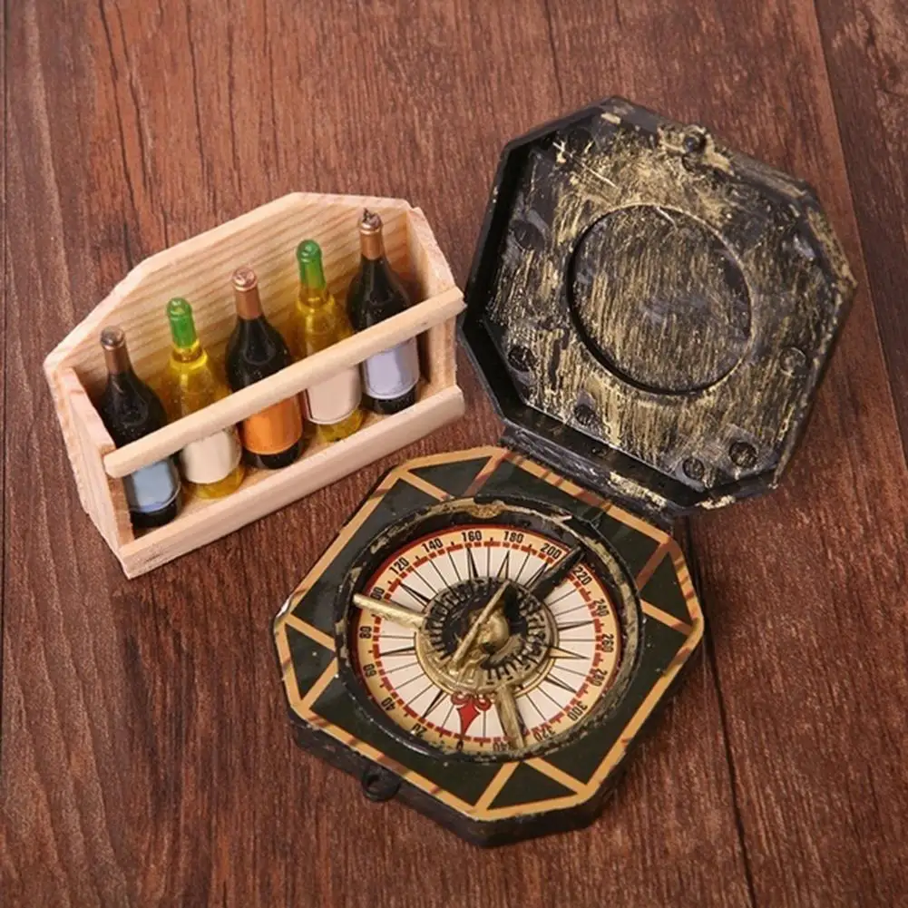 2 шт. винтажные в форме компаса пират Фильм периферийных устройств игрушки для