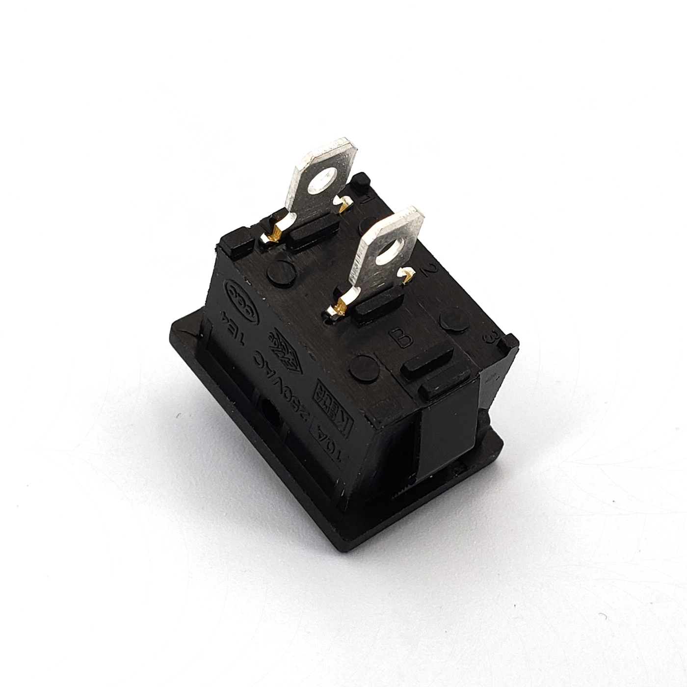 5 шт. черный 2 положения ВКЛ-ВЫКЛ 2Pin SPST панель мини переключатель 12A/125VAC 10A/250VAC