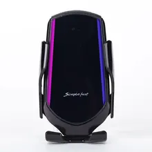 

New Drop Shipping Automatic Clamping Car Wireless Charger Stand Air Outlet Multifunction Phone Holder Auto Wireless Charging