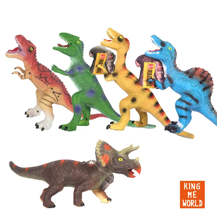 

Gimide Soft Silcone Vinyl Sound Making Dinosaur Toy Jurassic Dinosaur Model CHILDREN'S Toy