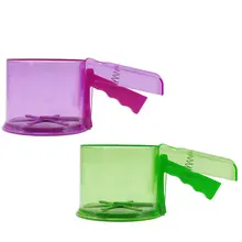 Однослойная пластичная машина смесителя сито для сахарной пудры ручной чашки фильтр тонкой сеткой инструмент для выпечки Pp Материал выпечки Посуда Пластик