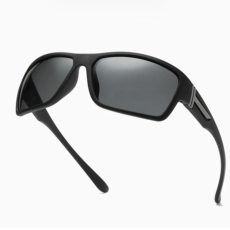 Kopen Souson brand design zonnebril voor mannen outdoor gepolariseerde zonnebril met kleur film lens