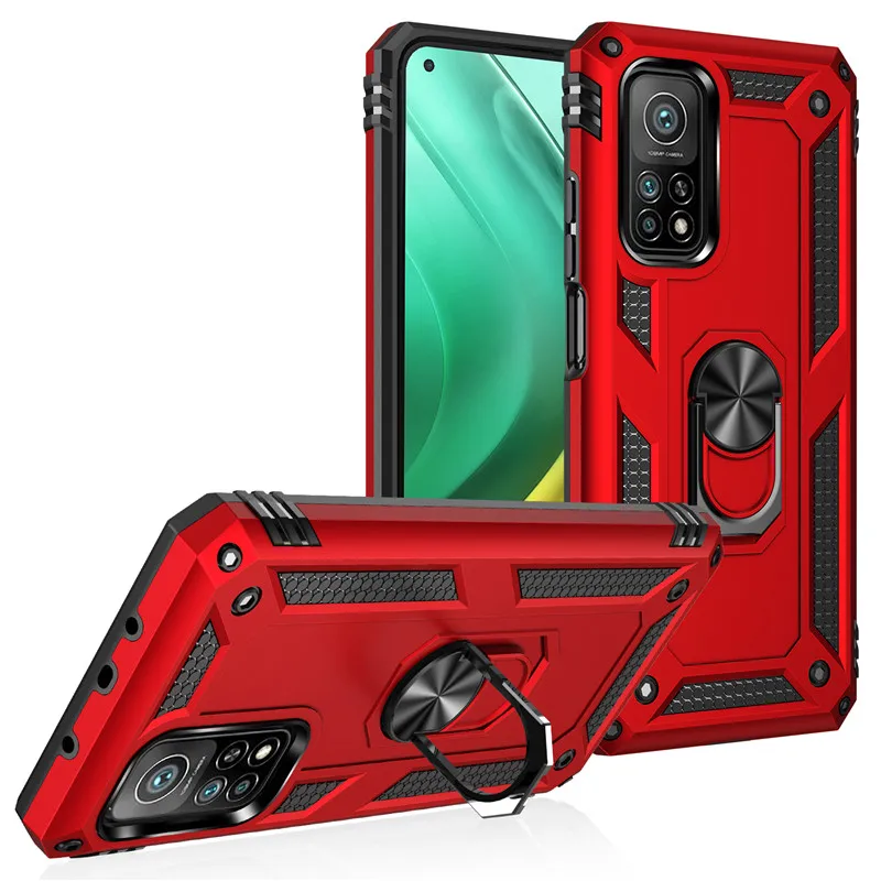 

For Xiaomi Mi 10T Pro Case Magnet Car Ring Stand Holder Cover for Xiomi Mi 10 T 10T PRO mi10T 10TPRO 5G Funda Coque