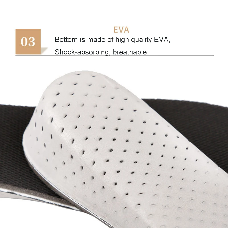 Стельки из пены с эффектом памяти увеличивающие рост стельки для мужчин и женщин