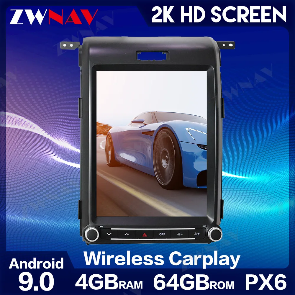 

ZWNAV Vertical Screen Tesla Style 12.1" Android 9.0 Car Radio For Ford F150 Car Dvd Multimedia GPS Navigation 2008 - 2014