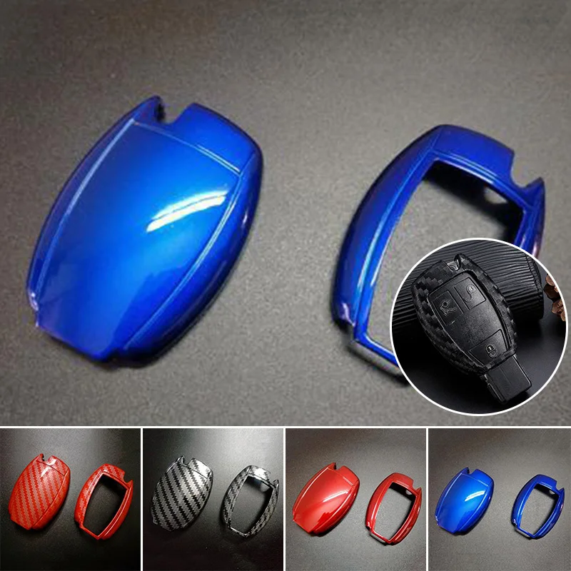 Carbon Fiber Key Fob 1 pcs Silicone Soft Remote For Mercedes Benz Shell Protector Smart Cover New Hot Sale Stock