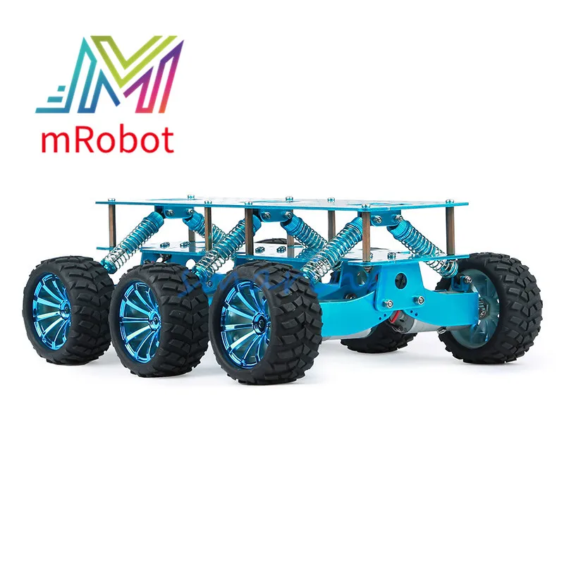 12V Smart Car Chassis Mobile Platform With Shock Absorption Off-road Climbing Car Model for Arduino DIY Robotic Arm Accessories 12V Smart Car Chassis Mobile Platform With Shock Absorption Off-road Climbing Car Model for Arduino DIY Robotic Arm Accessories
