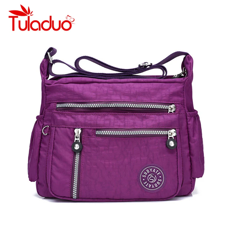 

Luxury Women Messenger Bag Waterproof Nylon Shoulder Bags Casual Top-handle Ladies Handbag Travel Tote Women's Crossbody Bag
