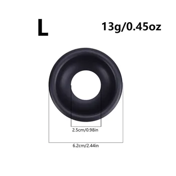 Penis Pump Vacuum Ring Silicone Penis Sleeve Extender Trainer Accessories Penis Erection Enlarger Adult Sex Toys for Men 6