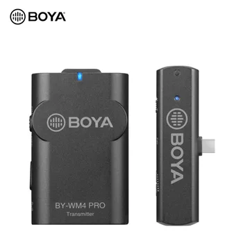 

BOYA BY-WM4 Mark II BY-WM4 PRO K3 K5 2.4GHz Wireless Microphone System Smartphones Video Mic for iOS Android tablets Laptops