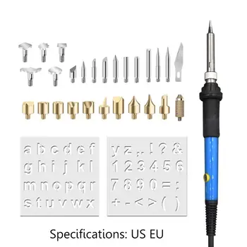 

29pcs/set 60W Electric Soldering Iron Carving Pen Welding Tips Embossing Burning 19QB