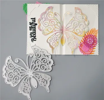 

Eastshape Butterfly Background Metal Cutting Dies for Scrapbooking Making Cards Album Decorative Embossing DIY Crafts Stencils