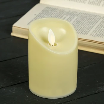 

Night light plastic "Big Candle" from batteries 3ААА 7,5х7,5х10 cm 3746968