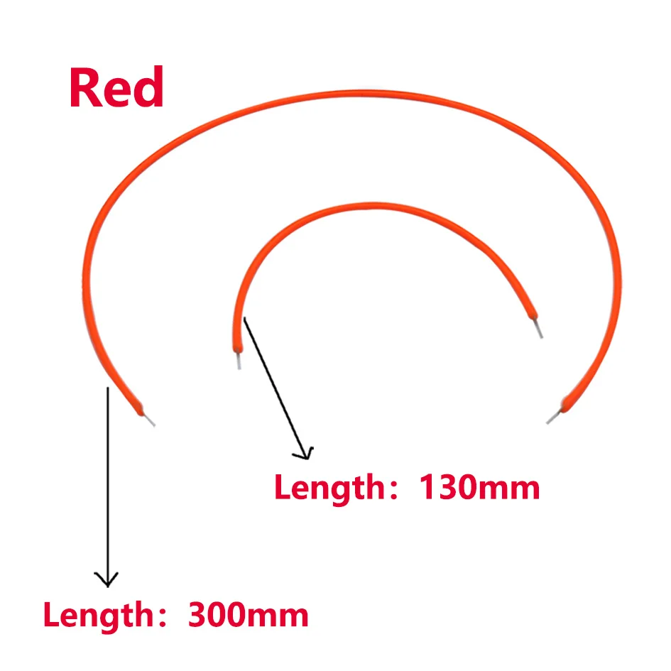 5 Stück 3V LED-Filament 130mm 300mm Edison-Glühbirne LED-Glühfadenlampe Zubehör Diode Flexibler Filament Rot Blau Grün Pink – Detail 1