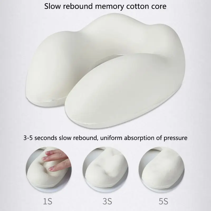 U-образные пены памяти подушки для шеи мягкие медленный отскок шейного здоровья постельные принадлежности Постельное белье для путешествий