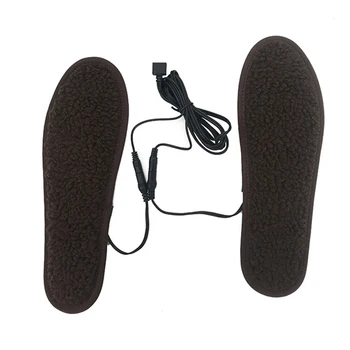 

Men Women Washable Comfort Constant Temperature Foot Warmer USB Charging Dirt Proof Black Safe Insoles Electric Heated Reusable