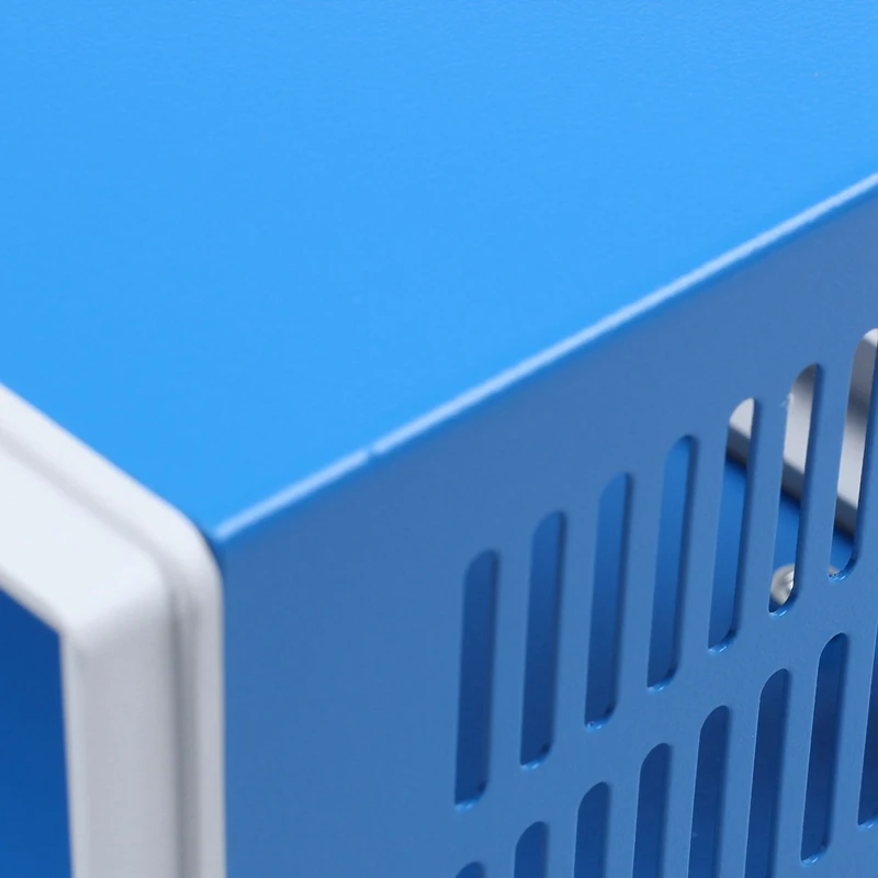 6," x 5,1" x 3," Синий Металлический футляр для проекта DIY Распределительная Коробка